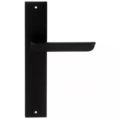 Дверная ручка на планке Extreza "FOSSA" 136 PL11 черный матовый F22