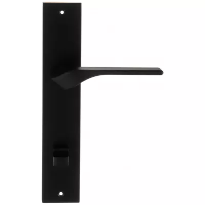 Дверная ручка на планке Extreza "AURA" 134 PL11-WC-96 черный матовый F22
