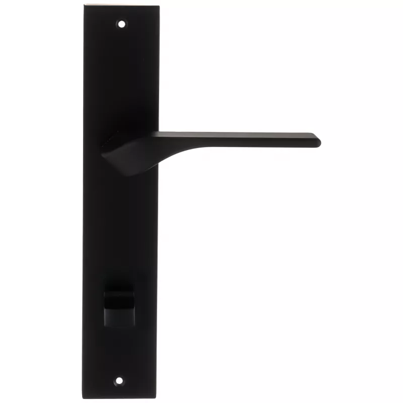 Дверная ручка на планке Extreza "AURA" 134 PL11-WC-96 черный матовый F22
