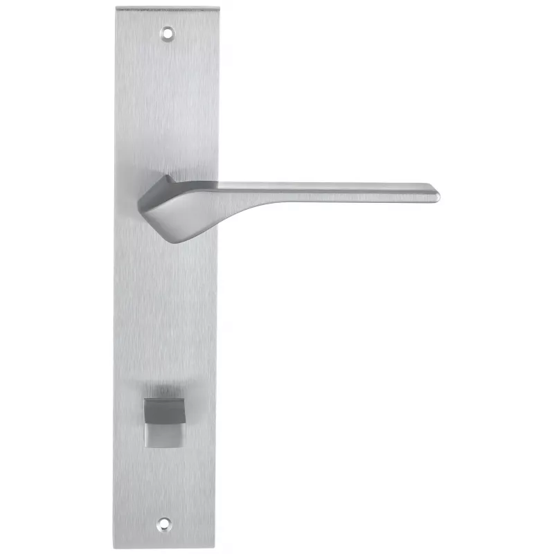 Дверная ручка на планке Extreza "AURA" 134 PL11-WC-96 матовый хром F05