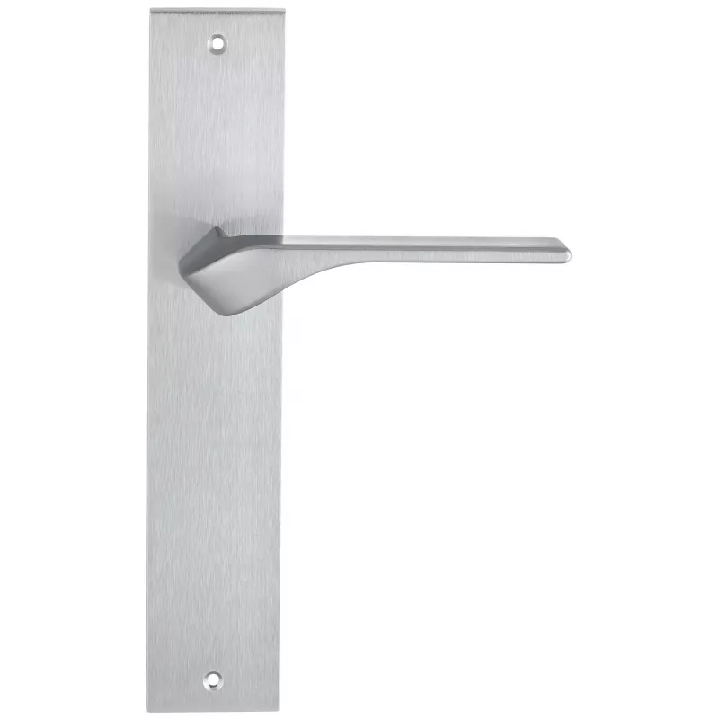 Дверная ручка на планке Extreza "AURA" 134 PL11 матовый хром F05