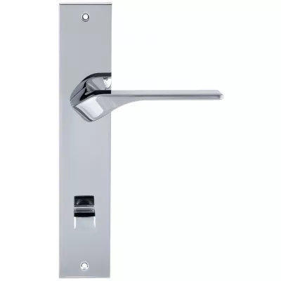 Дверная ручка на планке Extreza "AURA" 134 PL11-WC-96 полированный хром F04