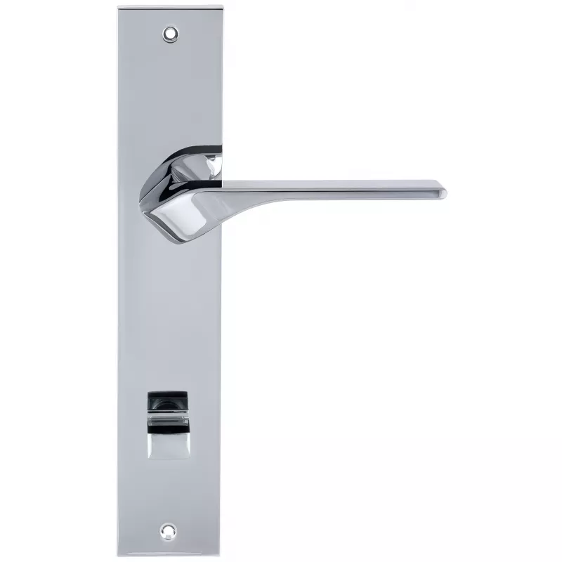 Дверная ручка на планке Extreza "AURA" 134 PL11-WC-96 полированный хром F04