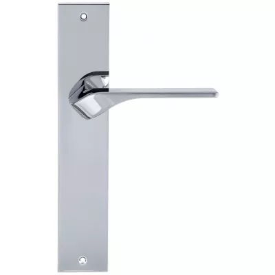 Дверная ручка на планке Extreza "AURA" 134 PL11 полированный хром F04