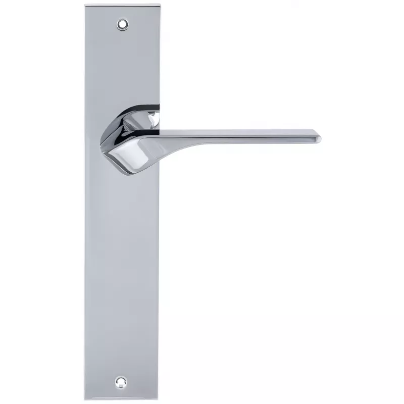 Дверная ручка на планке Extreza "AURA" 134 PL11 полированный хром F04