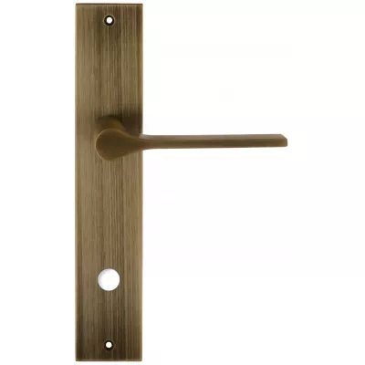 Дверная ручка на планке Extreza Hi-Tech "LONDA" (Лонда) 131 PL11-WC-96 матовая бронза F03