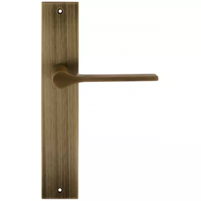 Дверная ручка на планке Extreza Hi-Tech "LONDA" (Лонда) 131 PL11 матовая бронза F03