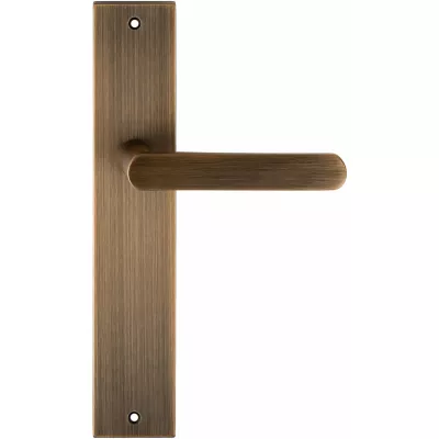 Дверная ручка на планке Extreza Hi-Tech "AQUA" 113 PL11 матовая бронза F03