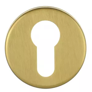 Накладка под цилиндр Extreza CYL-R12-PVD-F08 (круглое основание 7 мм) матовая латунь PVD