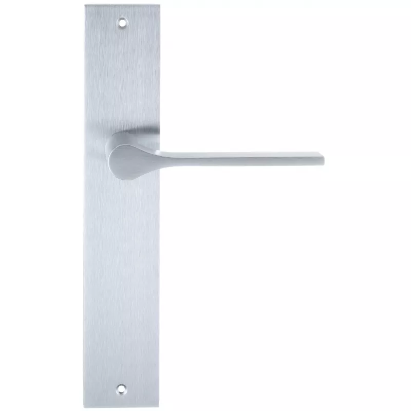 Дверная ручка на планке Extreza Hi-Tech "LONDA" (Лонда) 131 PL11 матовый хром F05