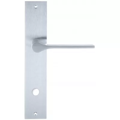 Дверная ручка на планке Extreza Hi-Tech "LONDA" (Лонда) 131 PL11-WC-96 матовый хром F05