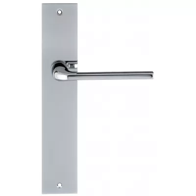 Дверная ручка Extreza Hi-Tech "TERNI" 320 на планке PL11 полированный хром F04