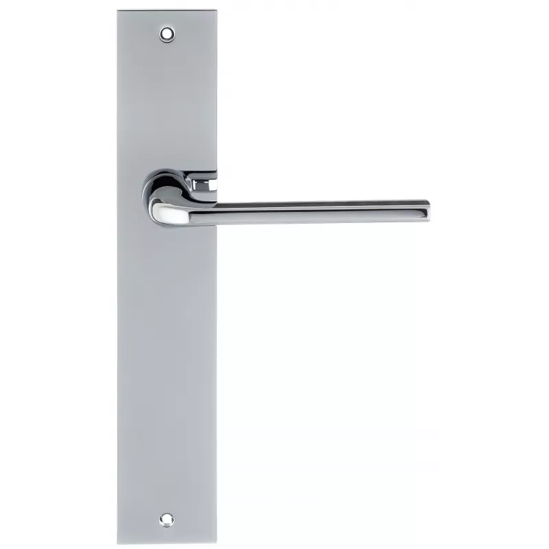 Дверная ручка Extreza Hi-Tech "TERNI" 320 на планке PL11 полированный хром F04