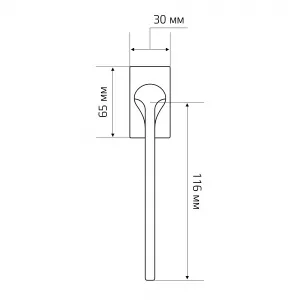 Ручка оконная Extreza 