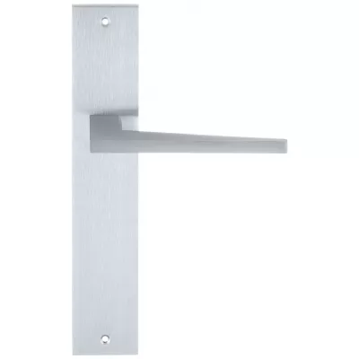 Дверная ручка на планке Extreza Hi-Tech "AZIMUT" 102 PL11 матовый хром F05