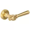 Дверная ручка Extreza "VERONIKA" (Вероника) 325 на розетке R01 матовая латунь глянец F07