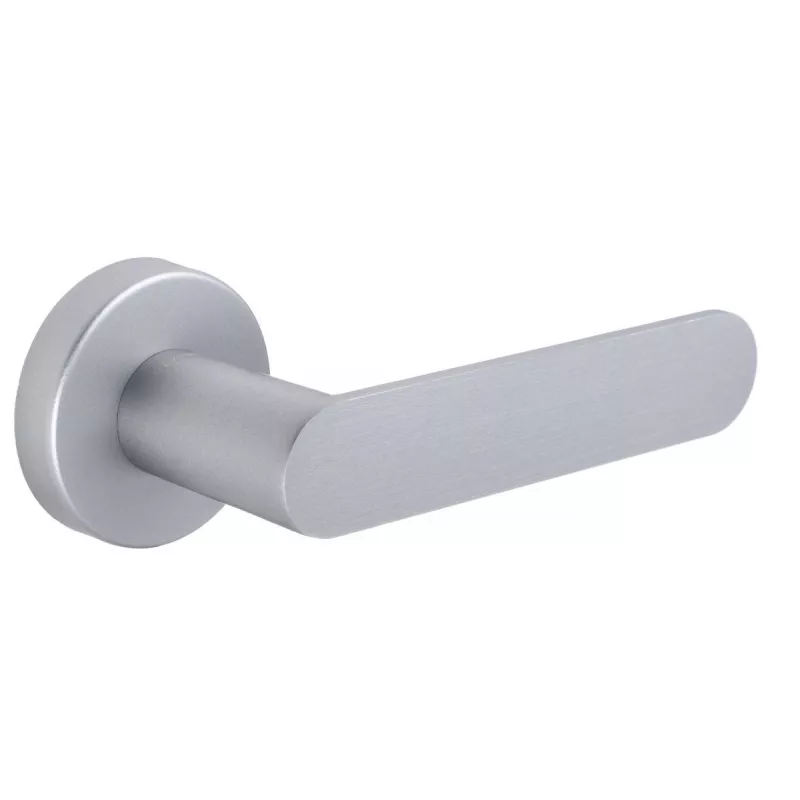 Дверная ручка Extreza Hi-Tech ALU "Molly" 130 R12 сатин хром