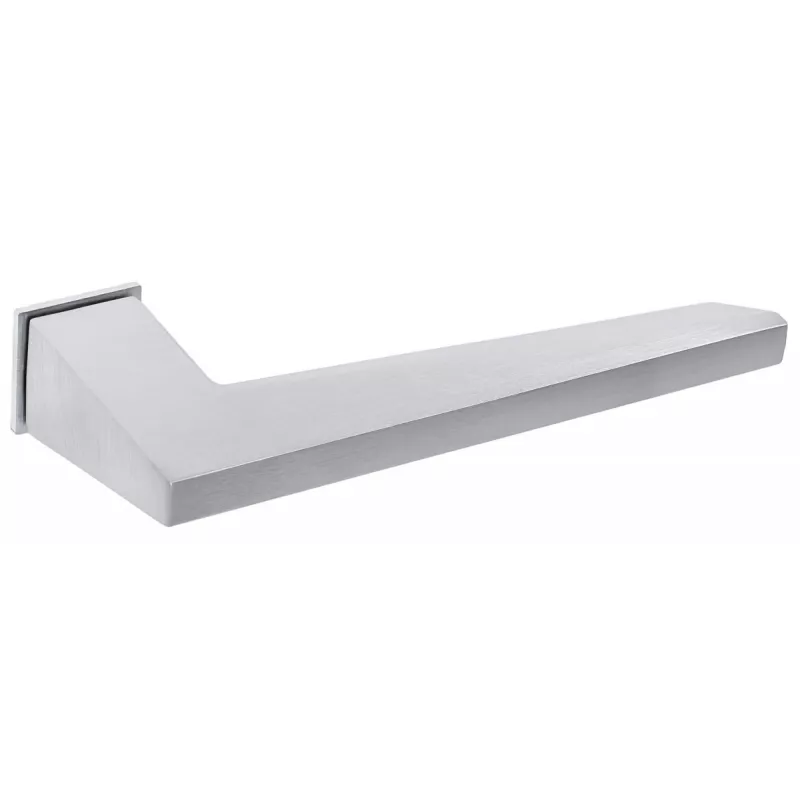 Дверная ручка Extreza Hi-Tech "AZIMUT" 102 квадратная розетка mini R21 (2 мм) матовый хром F05