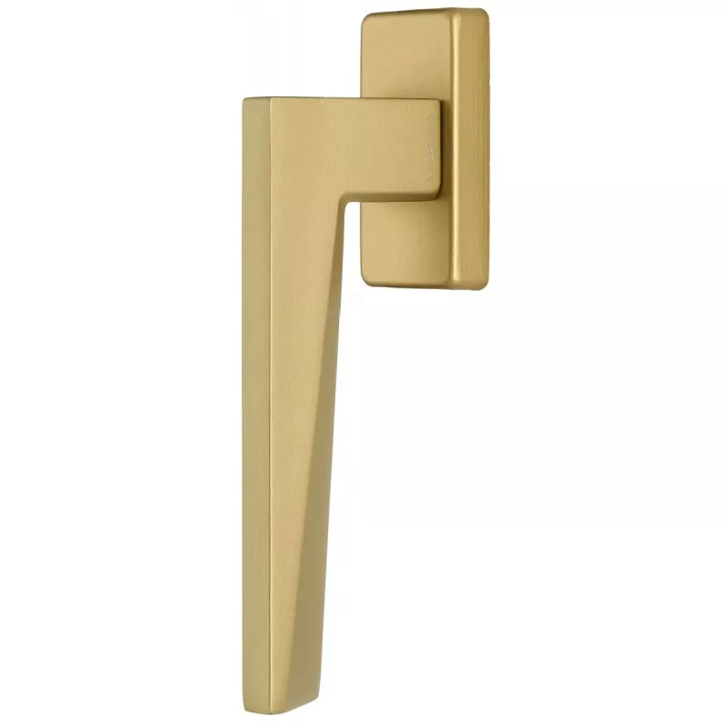 Ручка оконная Extreza Hi-Tech "AZIMUT" (Азимут) 102 HW матовая латунь F02