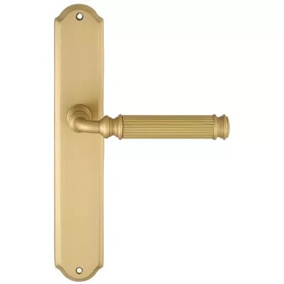 Дверная ручка на планке Extreza BENITO-PL01-F02 (BENITO 307) матовая латунь