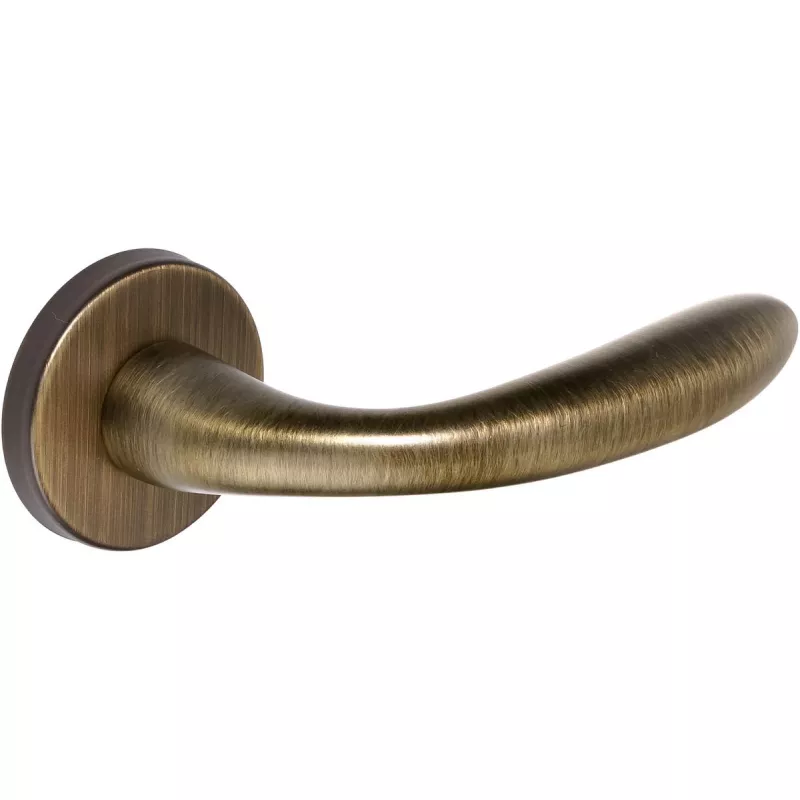 Дверная ручка Extreza Hi-Tech "COMO" 322 круглая розетка R12 (7 мм) матовая бронза F03