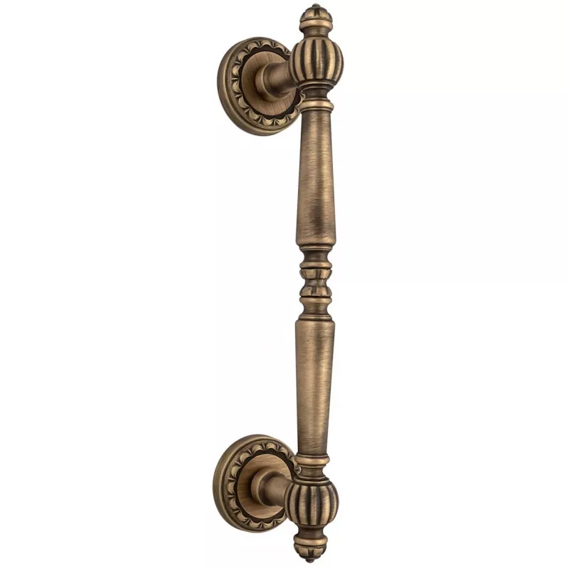 Ручка дверная скоба Extreza "DANIEL" (Даниель) R02 матовая бронза F03