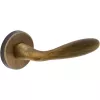 Дверная ручка Extreza HI-TECH "VIGO" (Виго) 324 на розетке R12 матовая бронза F03 (7 мм)