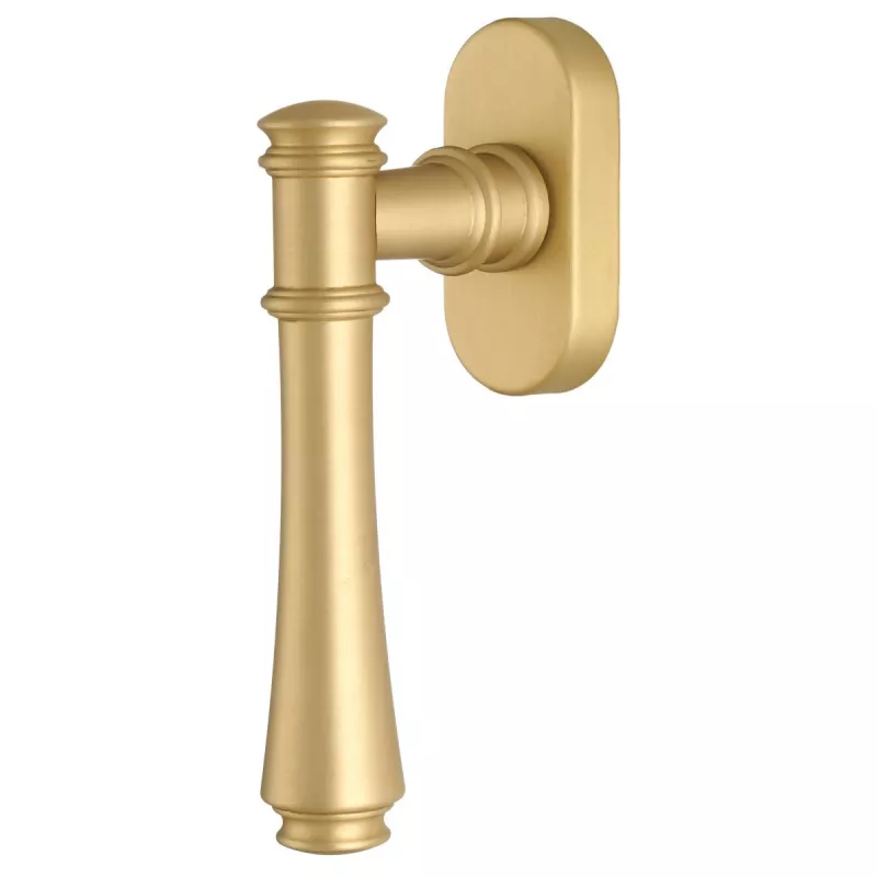 Ручка оконная Extreza "PIERO" (Пьеро) 326 HW матовая латунь F02