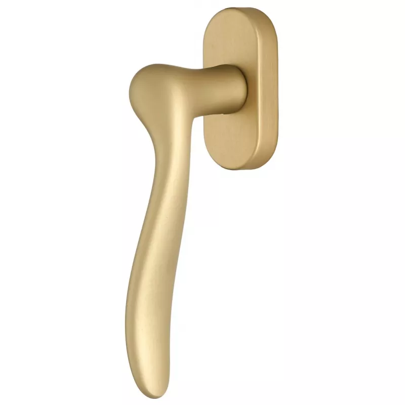 Ручка оконная Extreza "TOLEDO" (Толедо) 323 HW матовая латунь F02