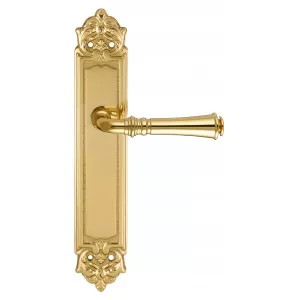 Дверная ручка на планке Extreza CANNA-PL02-F01 (CANNA 327) полированная латунь
