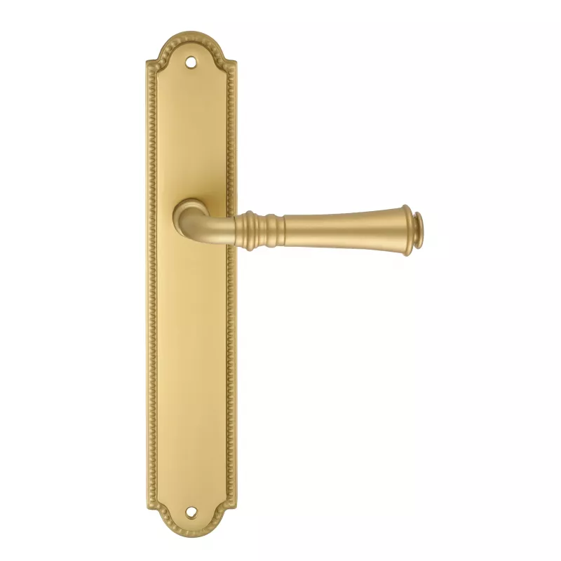 Дверная ручка на планке Extreza "CANNA" 327 PL03 матовая латунь F02