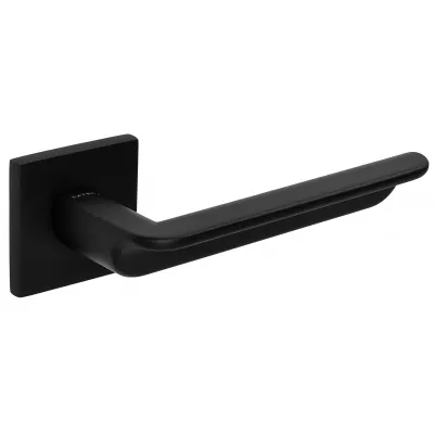 Дверная ручка Extreza "FOSSA" 136 на розетке R15 черный матовый F22