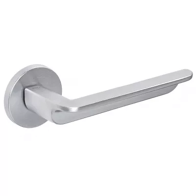 Дверная ручка Extreza "FOSSA" 136 на розетке R16 матовый хром F05