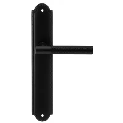 Дверная ручка на планке Extreza TUBA-PL03-F22 (TUBA 126) черный матовый