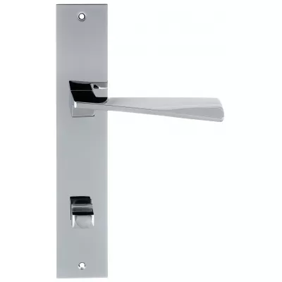 Дверная ручка на планке Extreza Hi-Tech "DIA" 118 PL11-WC-96 полированный хром F04