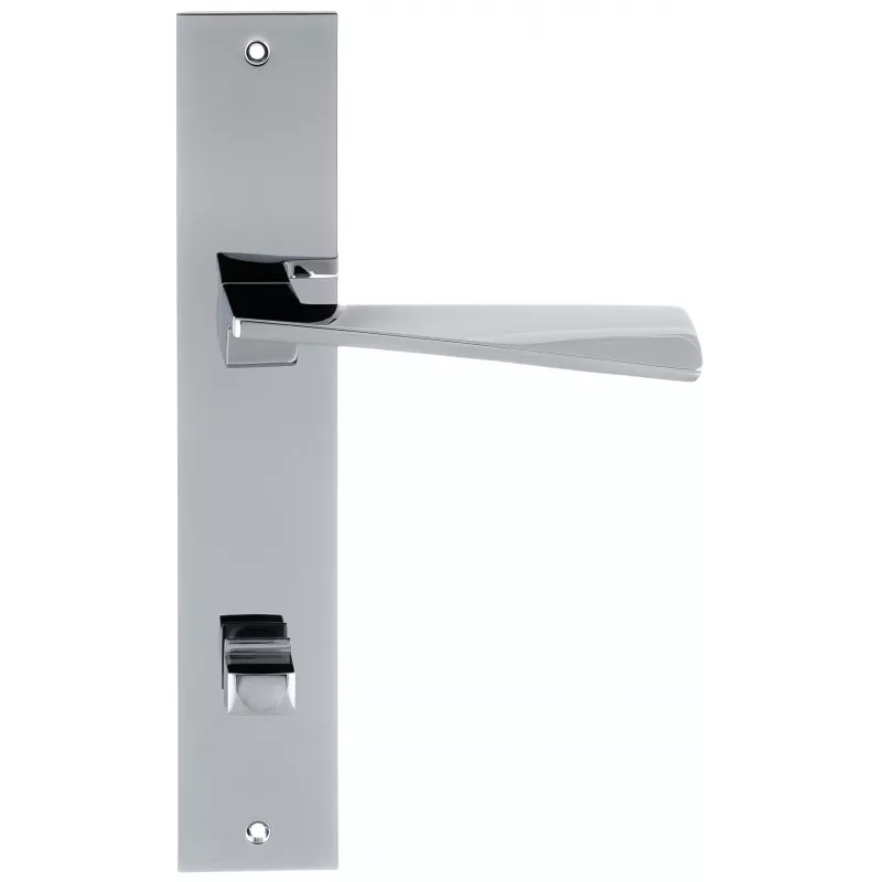 Дверная ручка на планке Extreza Hi-Tech "DIA" 118 PL11-WC-96 полированный хром F04