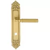 Дверная ручка на планке Extreza BENITO-PL02-WC96-F02 (BENITO 307) матовая латунь