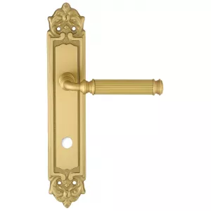 Дверная ручка на планке Extreza BENITO-PL02-WC96-F02 (BENITO 307) матовая латунь