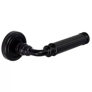 Дверная ручка Extreza BENITO-R01-F22 (BENITO 307) черный матовый