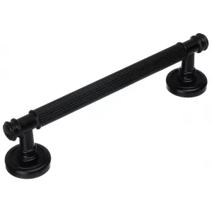 Дверная ручка скоба Extreza BENITO-R01-F22 (BENITO 307) черный матовый (межос. расстояние 215 мм)