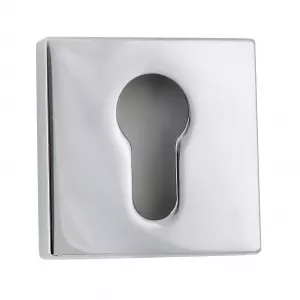 Накладка под цилиндр Extreza CYL-R11-F04 (квадратное основание 10 мм) полированный хром / 2 шт.