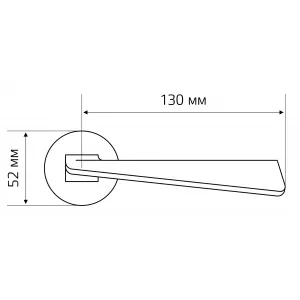 Дверная ручка Extreza Hi-Tech 