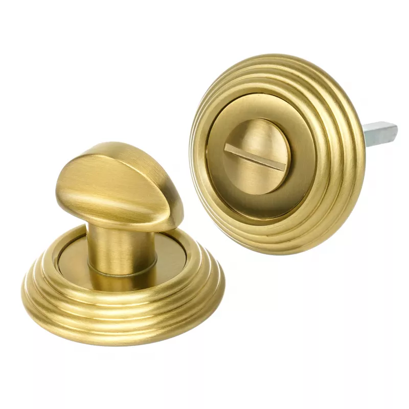 Фиксатор поворотный Extreza WC-R05 матовая латунь глянец F07