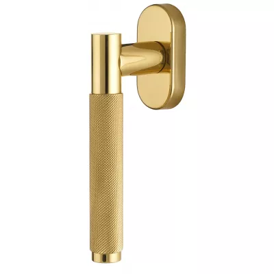 Ручка оконная Extreza Classic "TUBA" 126 HW полированная латунь F01