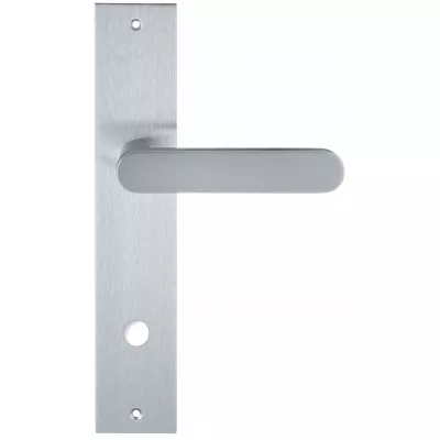 Дверная ручка Extreza Hi-tech "JEMMA" 116 на планке PL11-WC-96 матовый хром F05