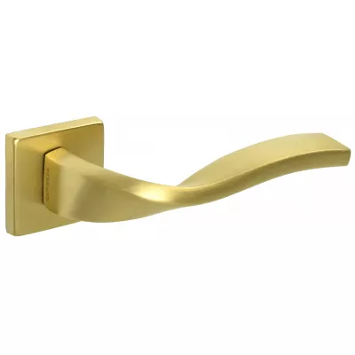 Дверная ручка на розетке Extreza PERLA-R11-F08 (PERLA 114) матовая латунь PVD