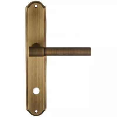 Дверная ручка Extreza "NUVO" 125 на планке PL01-WC-96 матовая бронза F03