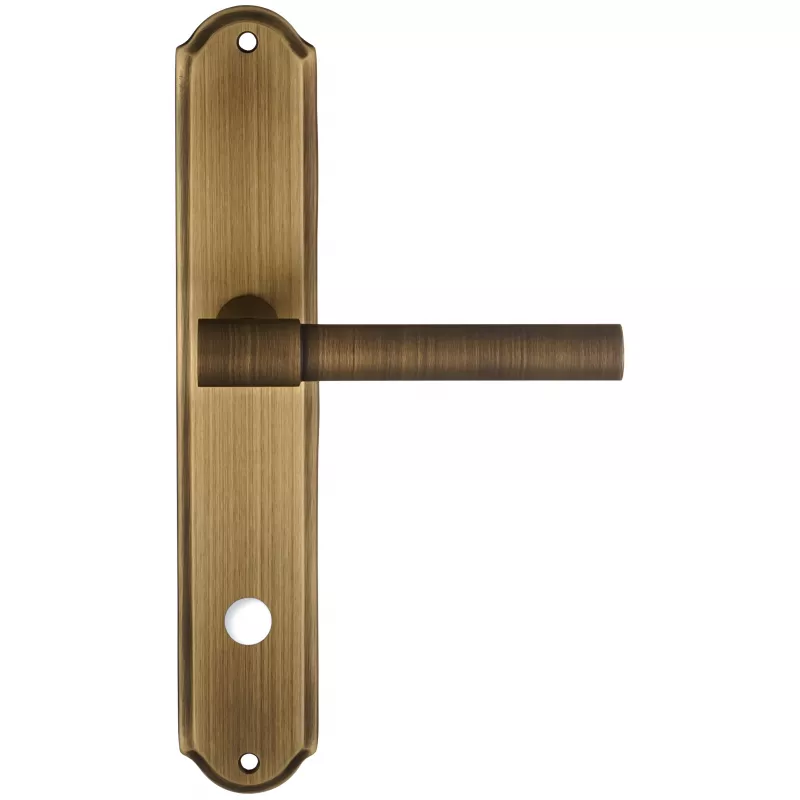 Дверная ручка Extreza "NUVO" 125 на планке PL01-WC-96 матовая бронза F03