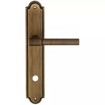 Дверная ручка Extreza "NUVO" 125 на планке PL03-WC-96 матовая бронза F03