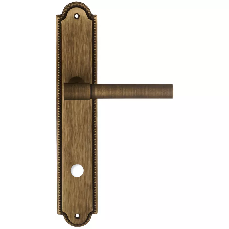 Дверная ручка Extreza "NUVO" 125 на планке PL03-WC-96 матовая бронза F03